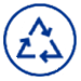 Icône du symbole de recyclage.
