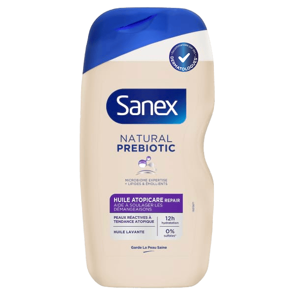 Huile lavante Sanex Natural Prebiotic Atopicare Repair
