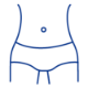 Icône d'un torse, symbolisant le corps.